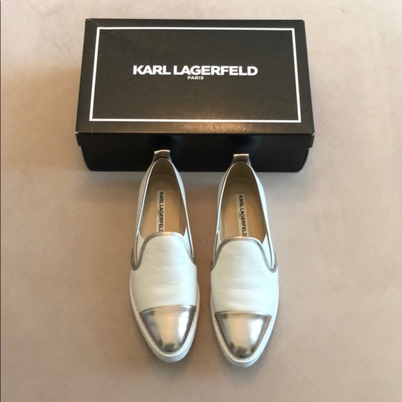 karl lagerfeld cler slip on sneaker